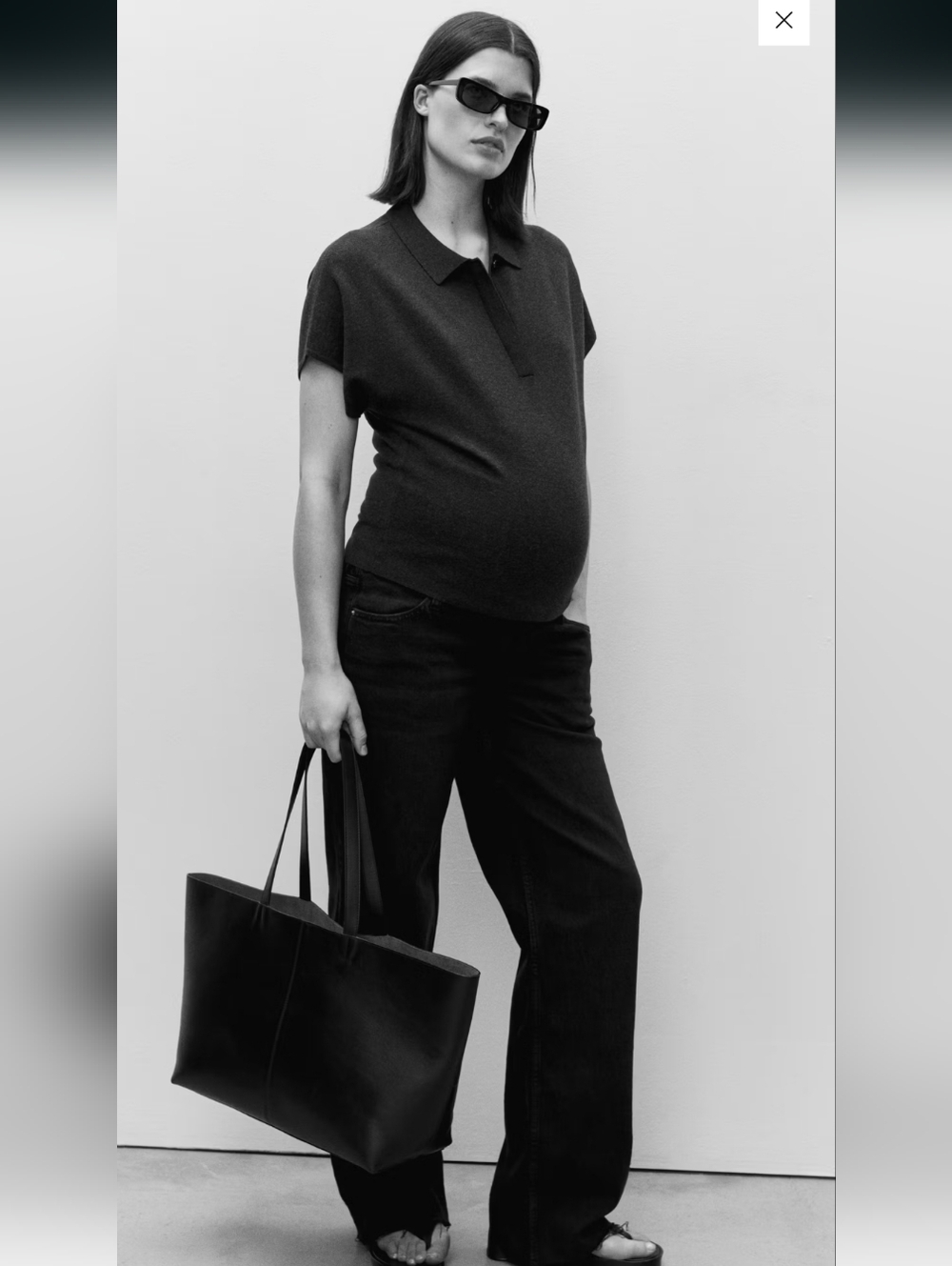 NWT Mango Maternity wide leg jeans Size 6